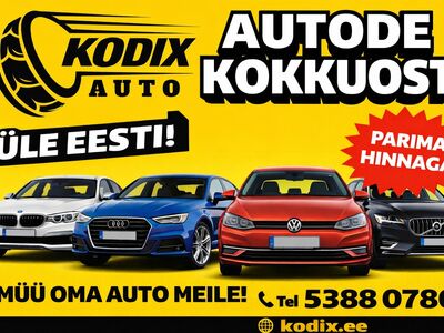 Autode kokkuost üle Eesti!