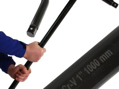 L-kujuga padrunvõtme saba 1″ | L 100cm