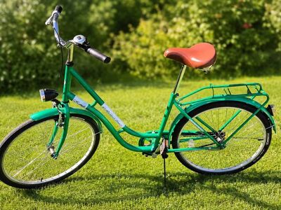 26" Retro Line linnajalgratas – väga ilus roheline