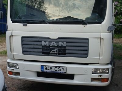 Man TGL 8.210 бортовой с краном-манипулятором Евро-4