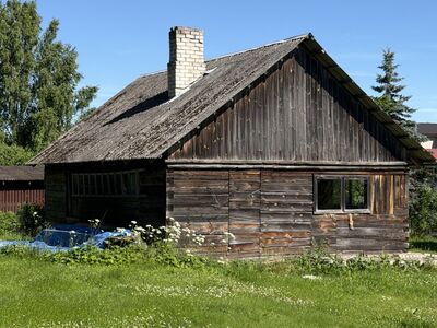 Бревенчатый дом / баня 7x8м