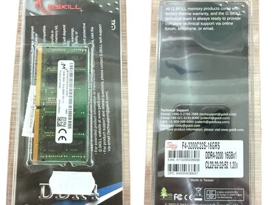 G.Skill 16GB DDR4 3200MHz DIMM - Uus