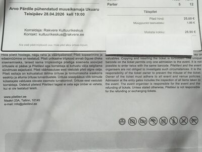 Kontserdipiletid