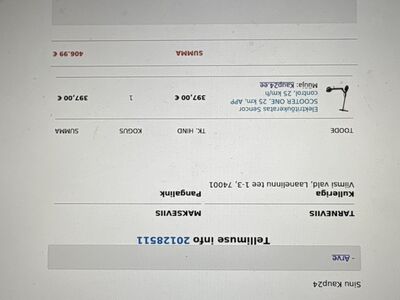 Müüa 2 kasutatud kui korras elektri tõuksi