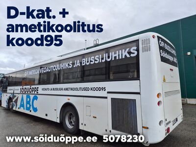 D-kategooria koolitus koos ametikoolitusega kood95