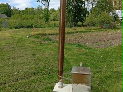 Tünnisauna ahi roostevabast terasest