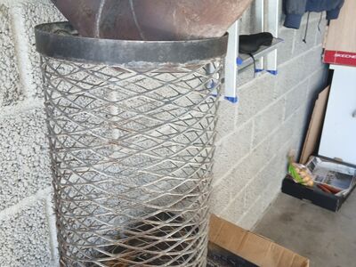 Sauna ahju toru põlv 130mm 90kraadi