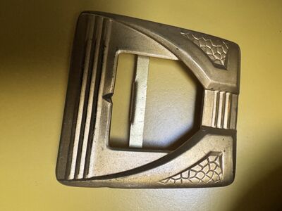1920. aastate Art Deco messingpannal Suur