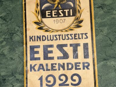 1929 Eesti kalender – Kindlustusselts Eesti