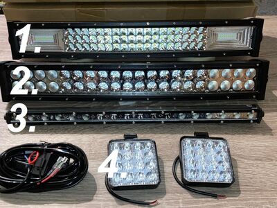 LED BAR autole, 540W, 105cm, kumer