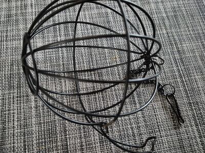Jänese/küüliku heinakorv/söödakorv metall, dm 13cm