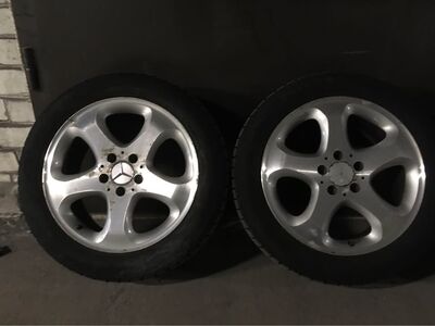 MB 17" veljed mercedes + 225 50 17 M+S Bridgestone