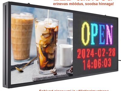 Värvilised LED-tablood (erinevad mõõdud)