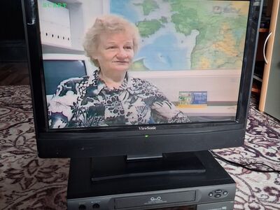 Samsung VHS videomängija + 22" ViewSonic teler