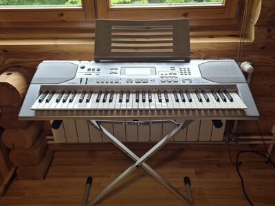 Casio CTK-800 süntesaator koos statiivi ja tooliga