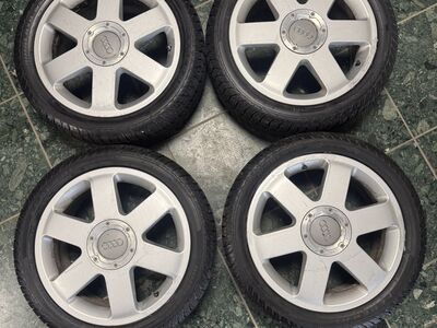 R17 Audi Avus 5x100 valuveljed lamellrehvidega