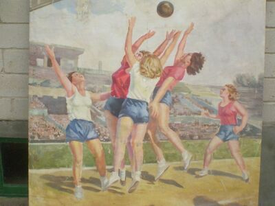 Suur õlimaal "Stalinlik noorus sportimas"