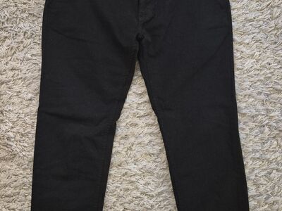 Zara DNWR mustad chino püksid, 44, uued