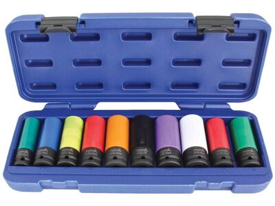 10 osaline rattapadrunite komplekt 1/2″. ASTA