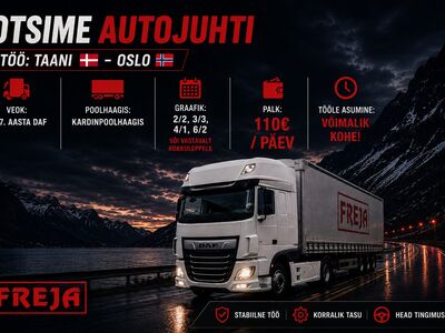 Otsime CE-kat autojuhti