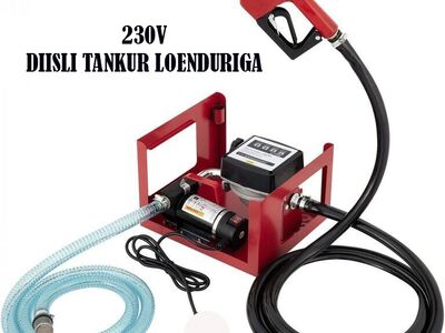 DIISLITANKUR lugejaga 230V 40L/min, UUS!