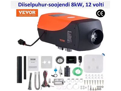 Diiselpuhur-soojendi​ 8kW, 12 volti, LCD + pult