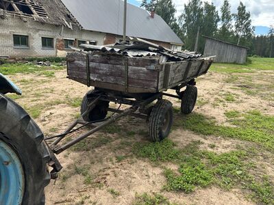 Traktori kallutav haagis/käru