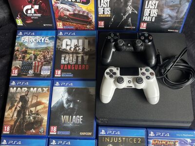 Sony Playstation 4 500GB + 12 mängu