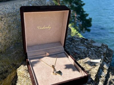 Meeste ripatsiga kaelakee 18K (750) kullast