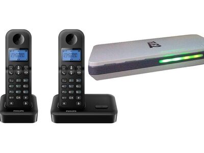 KAHE TORUGA DECT PHILIPS D150 DUO + GSM TERMINAL