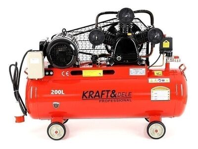 Õlikompressor 200L, 3 kolvi, 400V, KD408