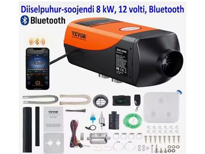 Diiselpuhur-soojendi​ 8kW, 12 volti, Bluetooth