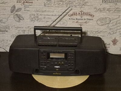 Philips retro muusikakeskus/raadio/cd/kassettmakk