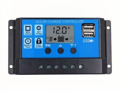 Laadimiskontroller 12V / 24V LCD