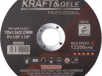 Metalli lõikekettad 125x1,0x22,23mm 25tk KD1993