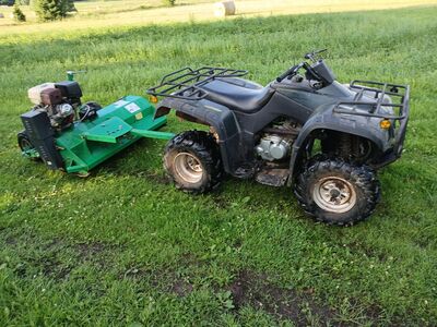 Atv loncin 250cc koos 120cm niidukiga.