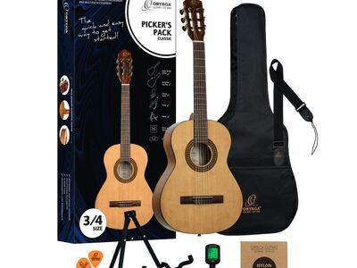 Ortega 3/4 klassikalise kitarri komplekt RPPC34