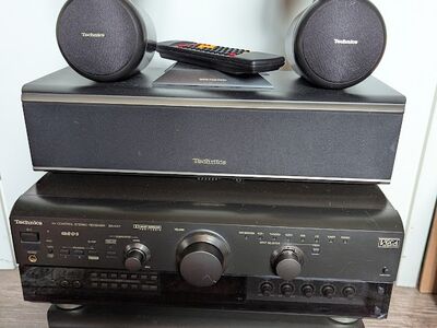 Technics ressiiver koos kõlaritega