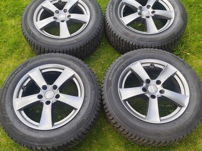 215/60 R16 Hankooki naastrehvid/ valuveljed 5x112