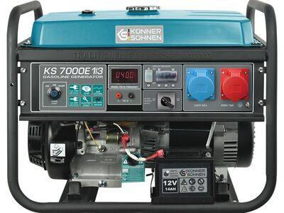 Bensiinigeneraator KS 7000E 1/3 5,0kW