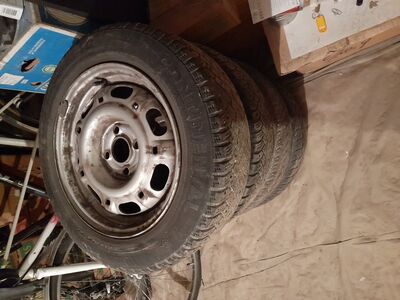 OPEL veljed 14" ja 15" 4×100 + kummid