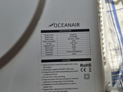 Õhupuhasti Oceanair