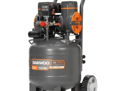 Õlivaba kompressor 1,45kw/30l, DAEWOO