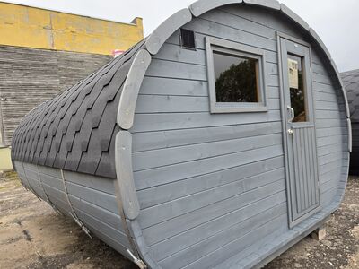 Ovaalsaun 3,5 x 4,5 m  3 ruumi