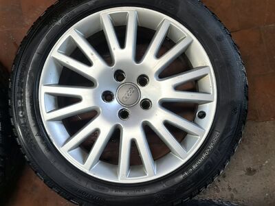 225/50R17 rehvid + veljed 5x112,  Audi/VW/SKODA
