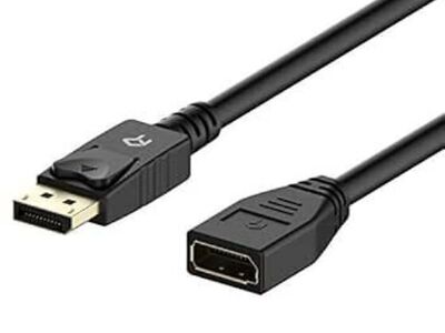 Rankie 1.8m DisplayPort Male to Female Extension