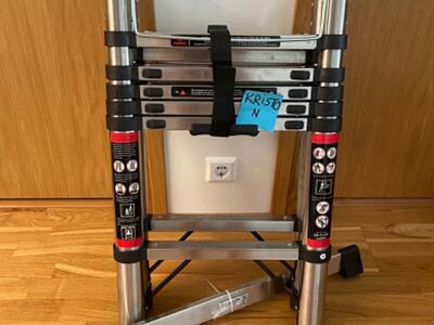 Teleskoopredel volditav / redel 3,8m max , 150kg