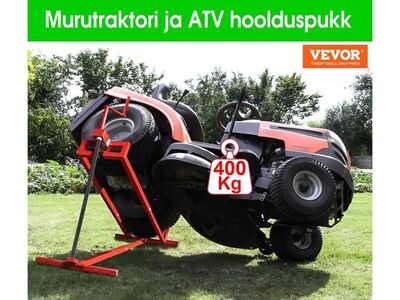 Подъёмник для мойки и обслуживания садового трактора �