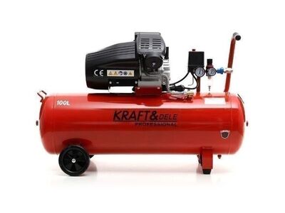 Õlikompressor KD1480 100L, 2 kolvi