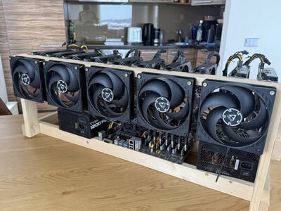 10x Zotac + toiteplokk + emaplaat jne